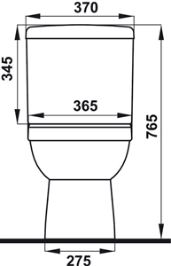 Bồn Cầu 2 Khối Compact Hafele 588.79.404